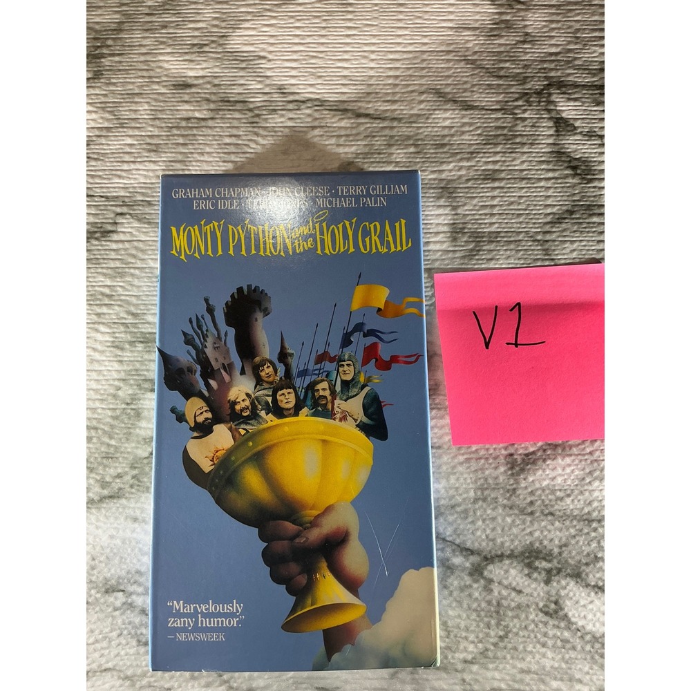 Monty Python and‎ the Holy Grail VHS Tape Comedy Movie PG Rated